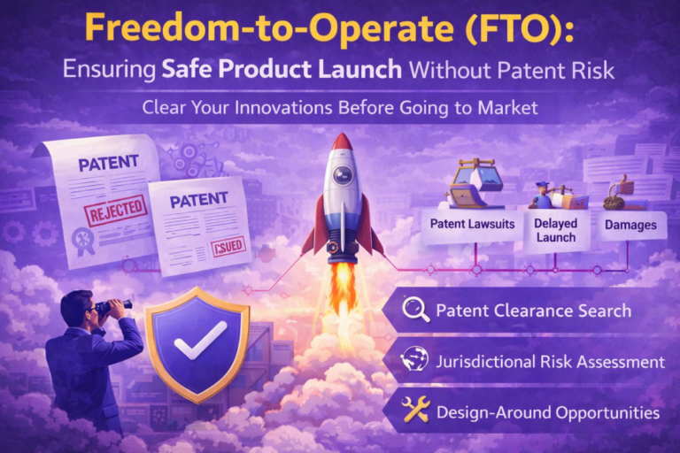 Freedom-to-Operate (FTO): Ensuring Safe Product Launch Without Patent Risk